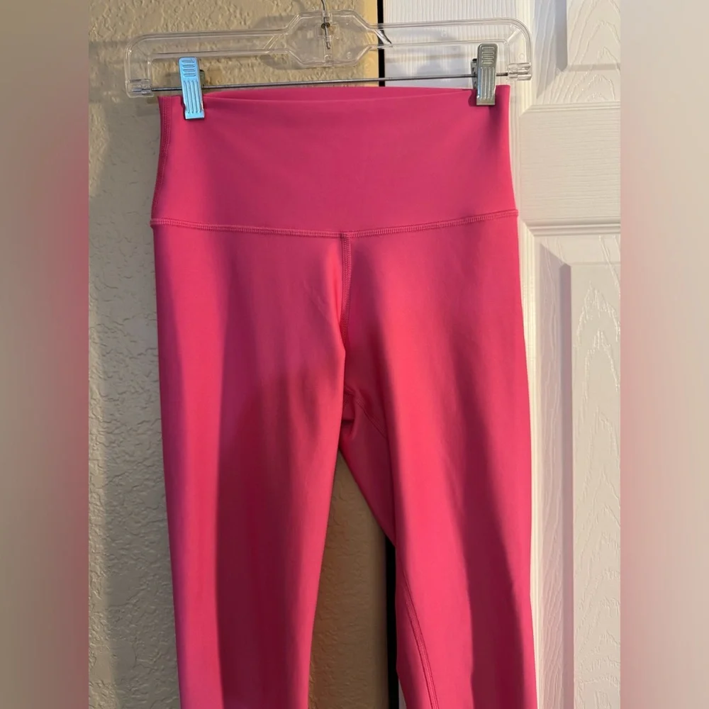 Alo Yoga Airlift High Rise Leggings Pink S 7/8 Sculpt Athleisure